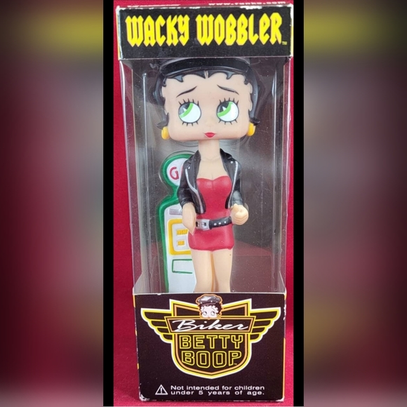 Biker Betty boop wacky wobbler (nib) Brand new official biker betty boop wacky - Picture 2 of 8